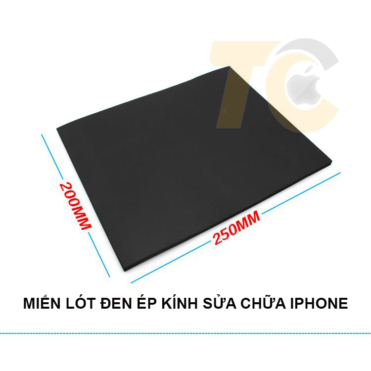 tấm lót kính đen TẤM THẢM LÓT ĐEN ÉP KÍNH - TRUNG CÔI APPLE