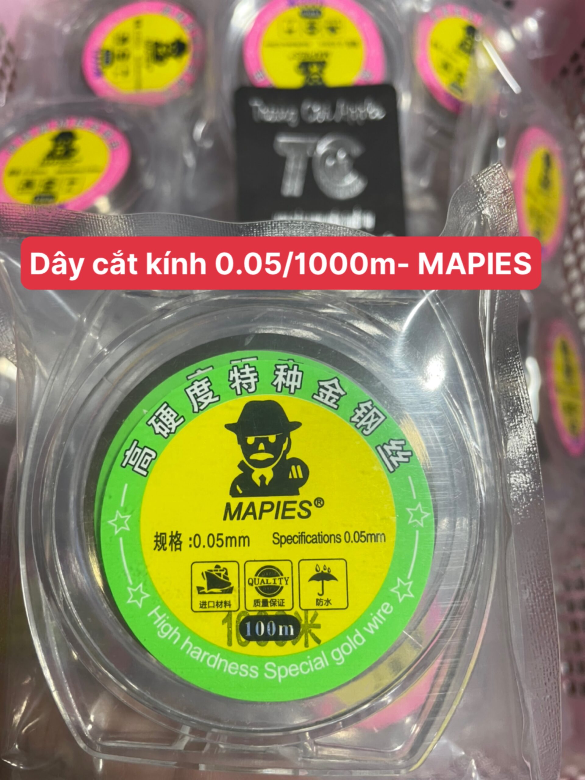 DÂY CẮT KÍNH SZE 0.05 1000MET-MAPIES