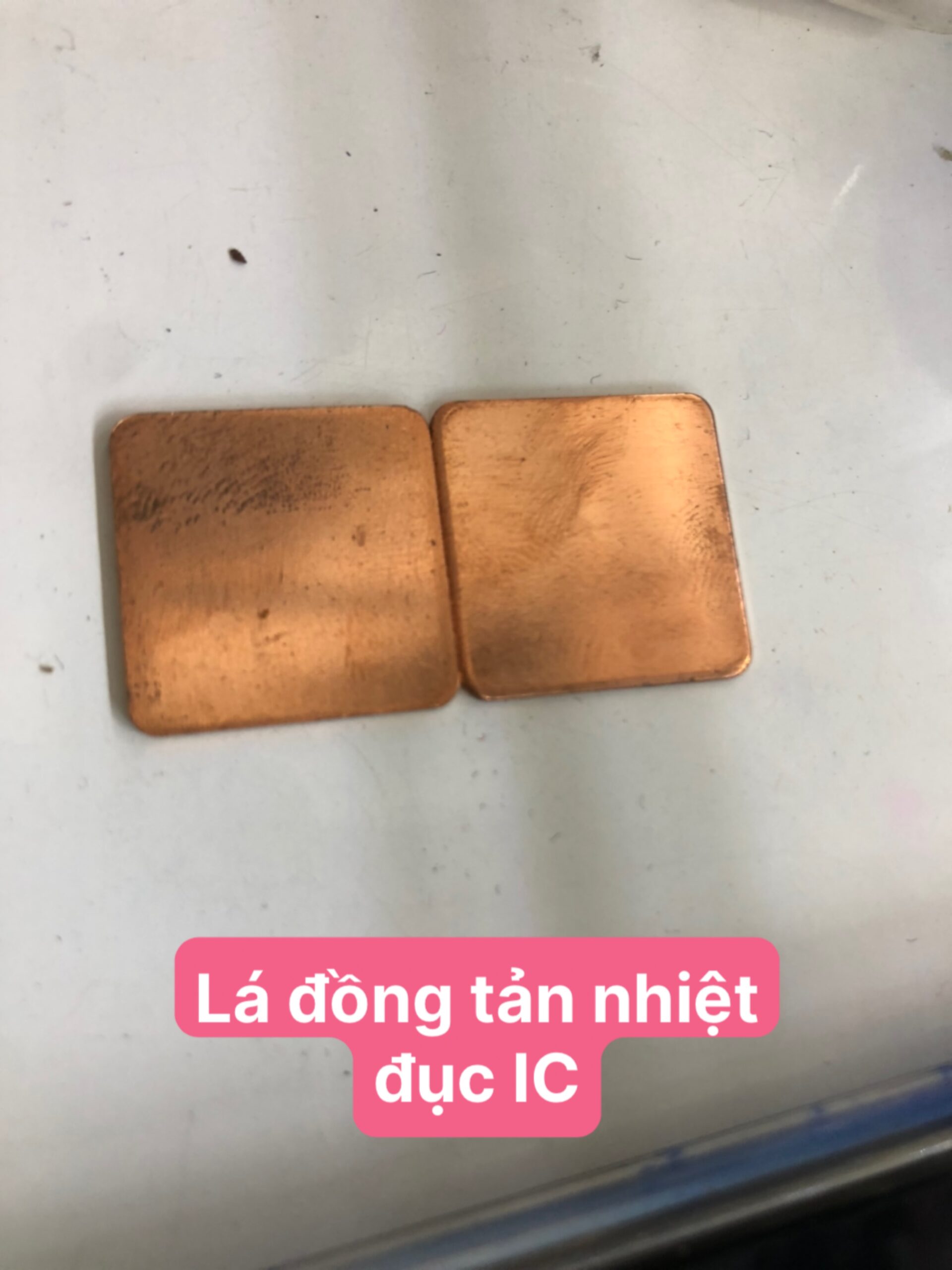 LÁ ĐỒNG TẢN NHIỆT ĐỤC IC