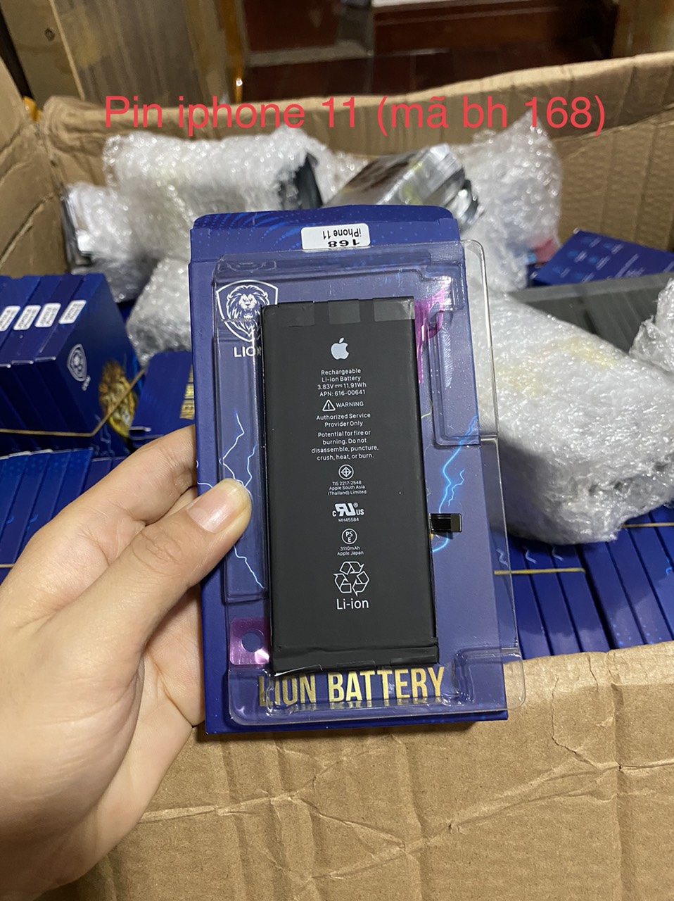 PIN IPHONE 11 MÃ 168(3110 mAh)