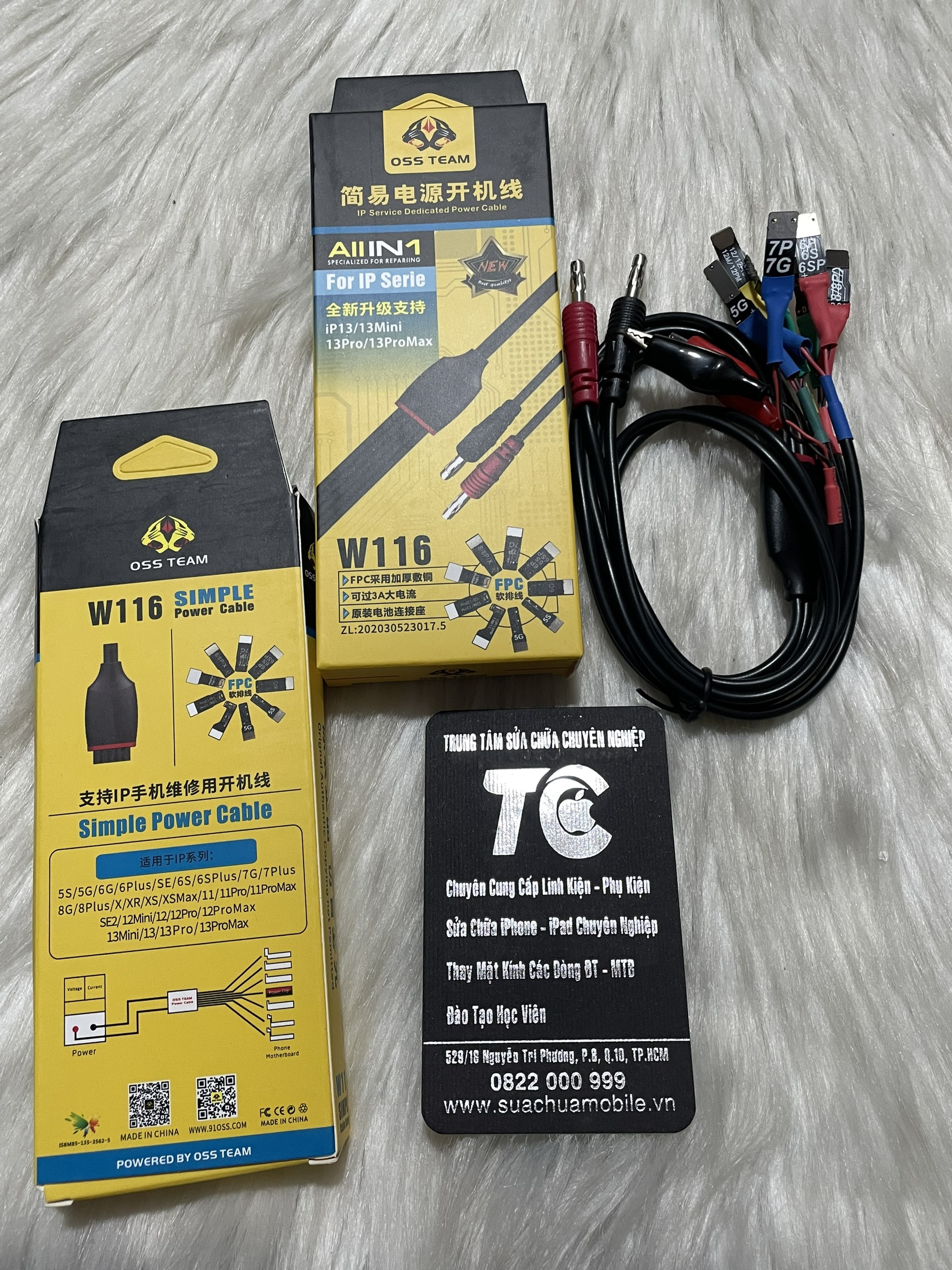 BỘ DÂY KẸP CẤP NGUỒN OSS TEAM W116(5S-13PM)
