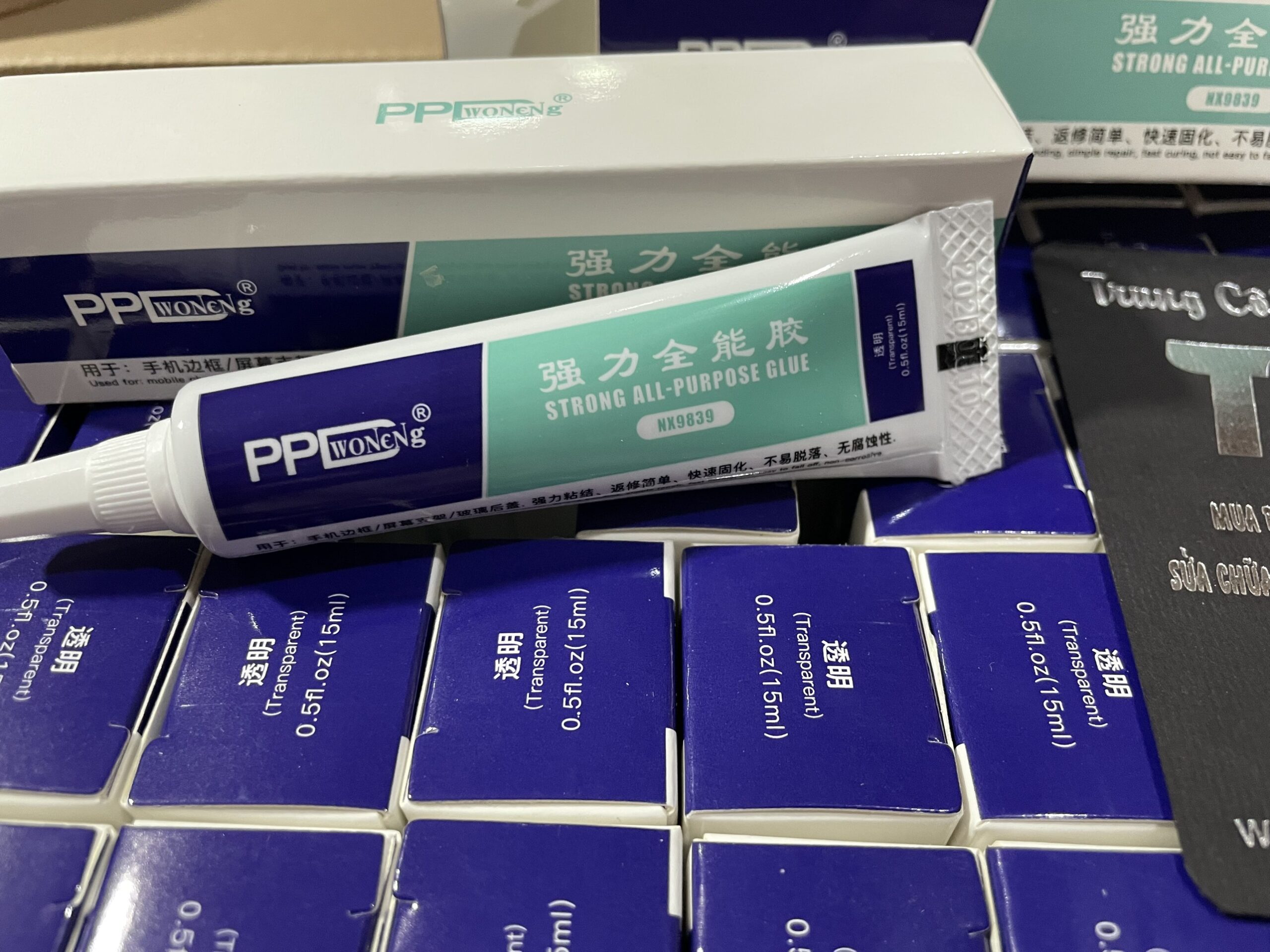 KEO DÁN LƯNG TRẮNG ĐEN PPD 15ml
