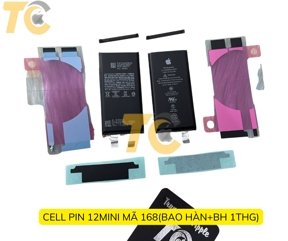 CELL PIN 12MINI MÃ 168(BAO HÀN+BH 1THG)