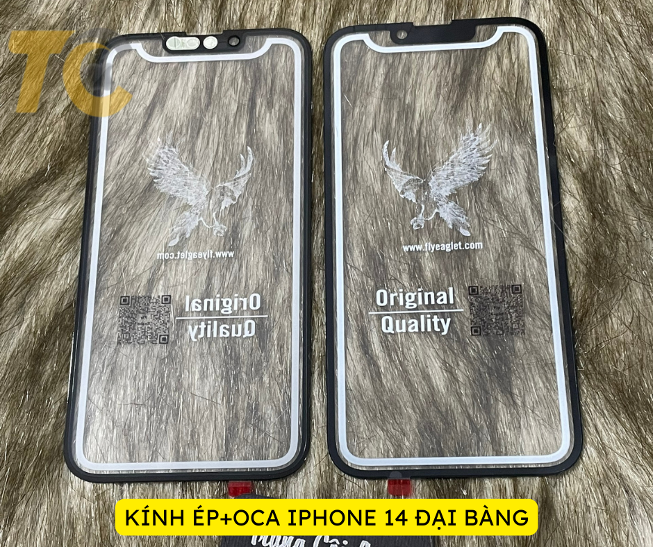 KÍNH ÉP+OCA IPHONE 14 ĐẠI BÀNG