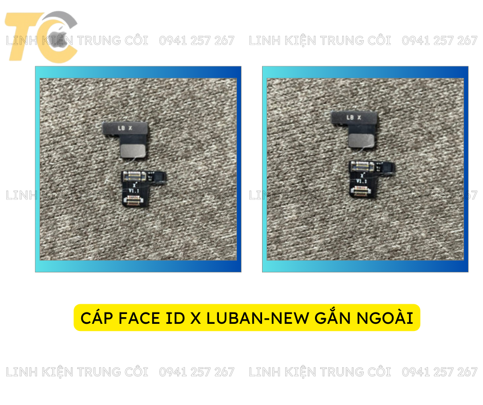 CÁP FACE ID X LUBAN-NEW GẮN NGOÀI