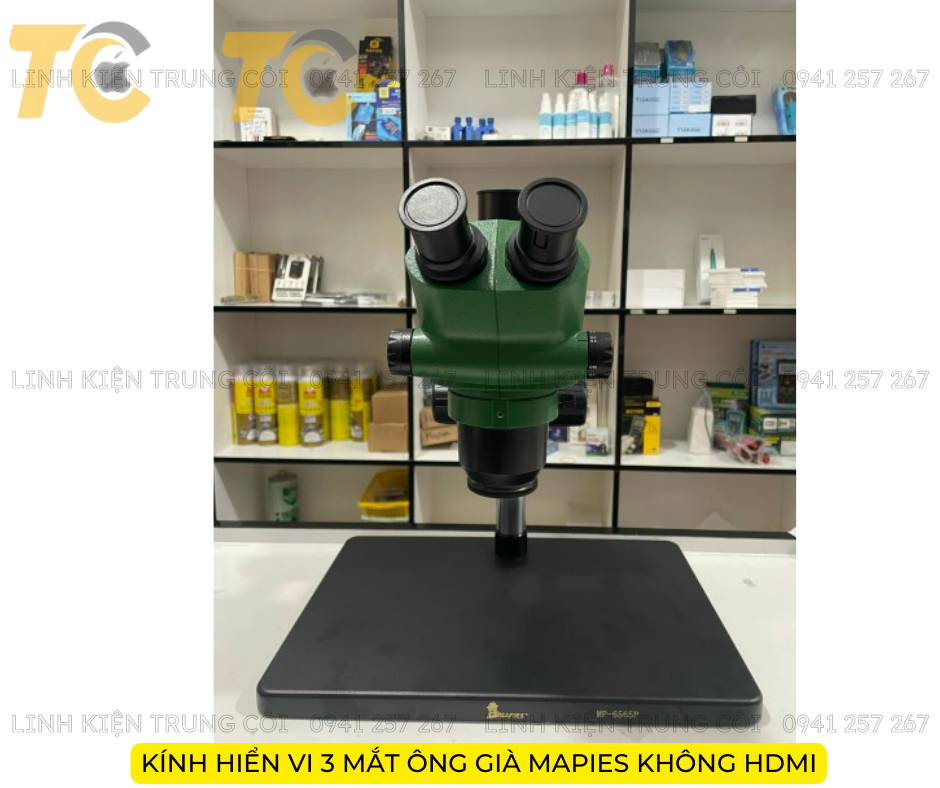 KÍNH HIỂN VI 3 MẮT ÔNG GIÀ MAPIES KHÔNG HDMI (2)